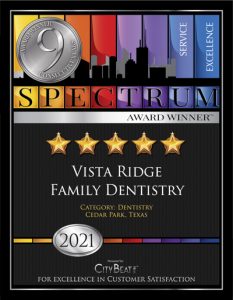 City Beat News 2021 Award Winner, Vista Ridge Family Dentistry