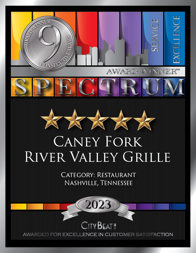 Caney Fork River Valley Grille wins 2023 Spectrum Award