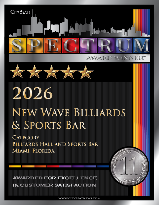 New Wave Billiards & Sports Bar wins 2026 Spectrum Award