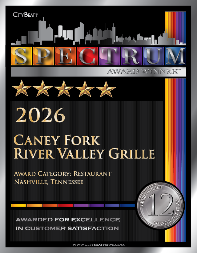 Caney Fork River Valley Grille wins 2026 Spectrum Award
