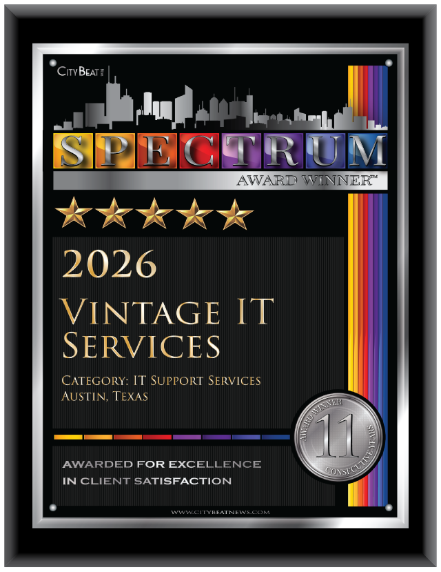 Vintage IT Services wins 2026 Spectrum Award